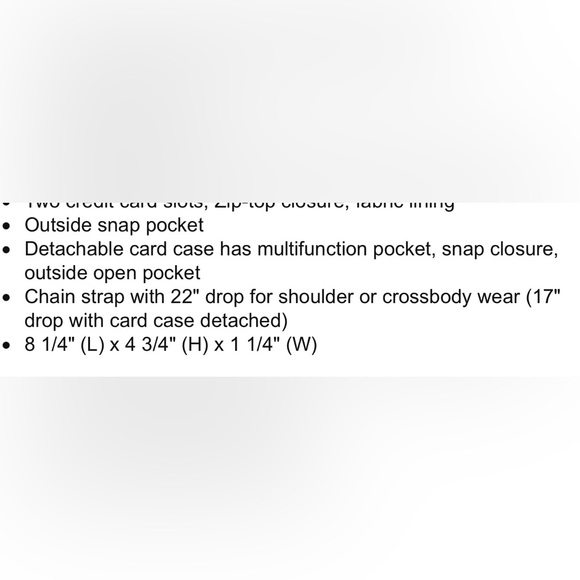 Brand New Coach Poppy crossbody Handbag. - Picture 4 of 4